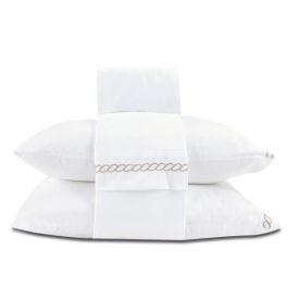 Jogo De Cama Casal Bordado 100% Poliéster Havan Casa 4 Pçs - Branco
