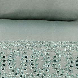 Jogo de Cama Imperial Casal com Renda Havan Casa 4 p&ccedil;s - Verde