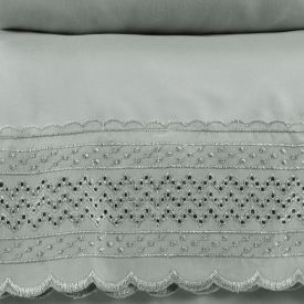 Jogo de Cama Queen com Renda Imperial Havan Casa 4 p&ccedil;s - Verde