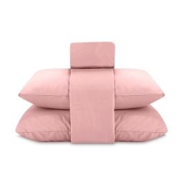 Jogo De Cama Casal Elegance Liso Havan Casa 4 Pçs - Rosa