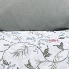 Jogo De Cama Casal Elegance Havan Casa 4 Pçs - Agnes Flowers Verde