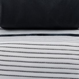 Jogo De Cama Casal Elegance Havan Casa 4 Pçs - Tony Listra Cinza