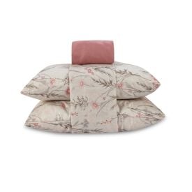 Jogo de Cama Casal Napoli Havan Casa 4 pçs - Ofelia Flor Rosa