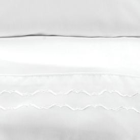 Jogo de Cama Imperial King Bordado Havan Casa 4 Pe&ccedil;as - Branco