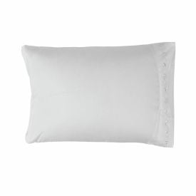 Jogo de Cama Imperial Queen com Bordado Havan Casa 4 p&ccedil;s - Branco