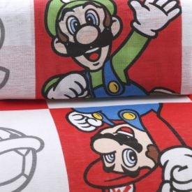 Jogo De Cama Infantil Solteiro Lepper 2 Pçs - Super Mario