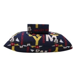 Jogo De Cama Infantil Solteiro 2 Peças Lepper - Mickey