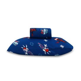 Jogo de Cama Infantil Solteiro Disney by Hedrons 2 pçs - Spidey Webs