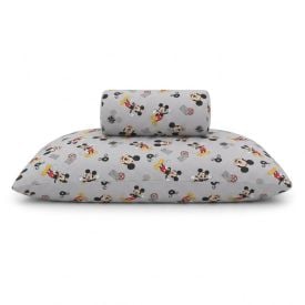 Jogo de Cama Infantil Solteiro Disney by Hedrons 2 pçs - Mickey Work Rotativo