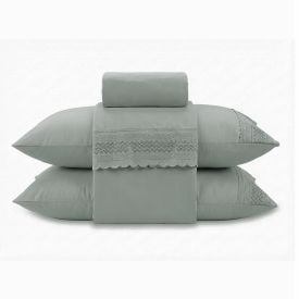 Jogo de Cama King Renda Imperial Havan Casa 4 p&ccedil;s - Verde