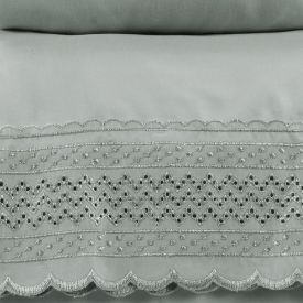 Jogo de Cama King Renda Imperial Havan Casa 4 p&ccedil;s - Verde