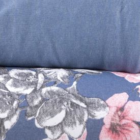 Jogo de Cama King Malha Solecasa Havan Casa 3 pçs - Alicia Azul Jeans