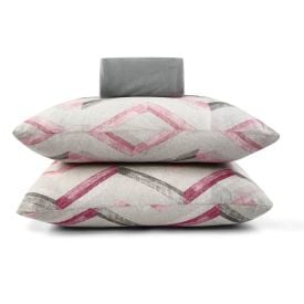 Jogo De Cama King Malha Solecasa Havan Casa 3 Pçs - Missoni Cinza
