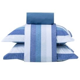 Jogo de Cama King 4Peças Buona Fortuna - Caio Azul