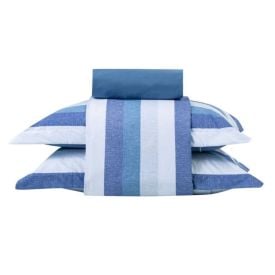 Jogo de Cama King 4 Pe&ccedil;as Buona Fortuna - Caio Azul