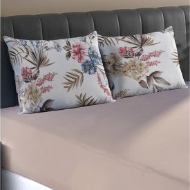 Jogo De Cama King Malha 100% Algodão Solecasa 3 Pçs - Kendy Bege