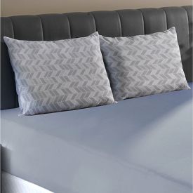 Jogo De Cama King Malha 100% Algodão Solecasa 3 Pçs - Pisa Cinza