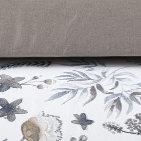 Jogo de Cama King Percal Buona Fortuna 3 pçs - Sophia Prata