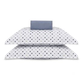 Jogo de Cama King Percal Buona Fortuna 3 pçs - Patrick Azul