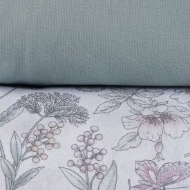 Jogo de Cama Queen 100% Algodão Royale 4 Peças - Joana Verde