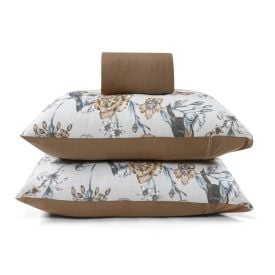 Jogo De Cama Queen Malha 100% Algodão Solecasa 3 Pçs - Floratta Savana