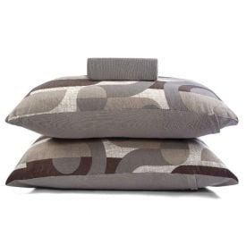 Jogo De Cama Queen Malha Havan Casa 3 Pçs - Mônaco/Taupe