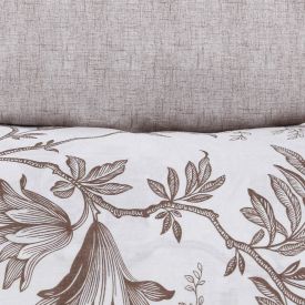 Jogo de Cama Queen Percal Buona Fortuna 4 pçs - Serena Textura Cru