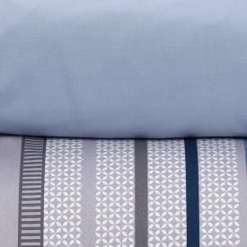 Jogo de Cama Queen Percal Buona Fortuna 4 p&ccedil;s - Olavo Azul