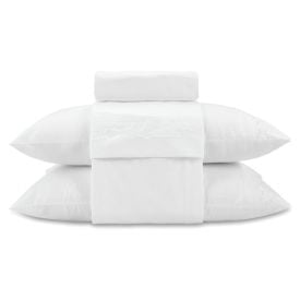 Jogo de Cama Queen Bordado Imperial 4 p&ccedil;s Havan Casa - Branco
