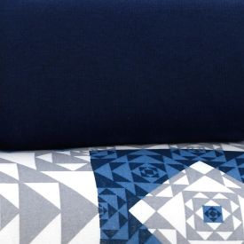 Jogo de Cama Queen Malha Havan Paris 3 pçs - Cali Azul Profundo