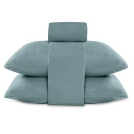 Jogo De Cama Queen Micro Percal Liso Havan Casa 4 Peças - Verde