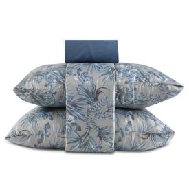 Jogo De Cama Queen Microfibra 150 Fios Havan Casa 4 Peças - Verona Azul