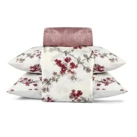 Jogo de Cama Queen Napoli Havan Casa 4 pçs - Vinho