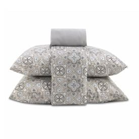 Jogo de Cama Queen Napoli Havan Casa 4 pçs - Mandal Kaki