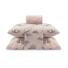 Jogo de Cama Queen Napoli Havan Casa 4 pçs - Romantic Flowers Rosa