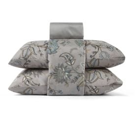 Jogo de Cama Queen Napoli Havan Casa 4 pçs - Festival Flowers Azul