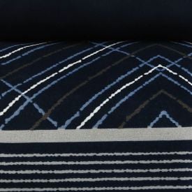 Jogo De Cama Queen Elegance Havan Casa 4 Pçs - Marinhos Listra