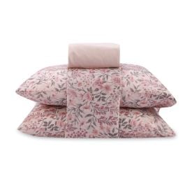 Jogo de Cama Queen Napoli Havan Casa 4 pçs - Camille Flowers Rosa