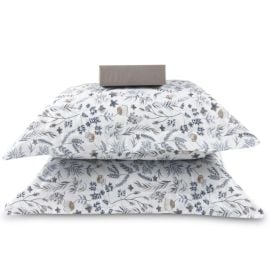 Jogo De Cama Queen Percal 200 Fios Buona Fortuna 3 Pçs - Sophia Prata