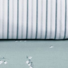 Jogo de Cama Queen Percal Buona Fortuna 3 p&ccedil;s - Iris Listra Verde