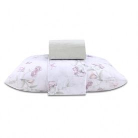Jogo De Cama Solteiro 100% Algodão Royale Havan Casa 3 Pçs - Molize Verde