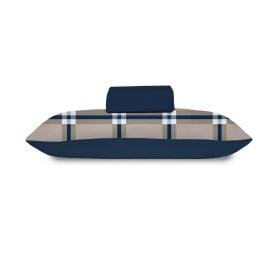 Jogo de Cama Solteiro Malha Havan Casa 2 pçs - Lumy Azul Marinho