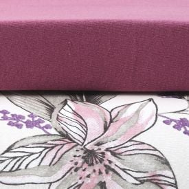 Jogo de Cama Solteiro Malha Havan Casa 2 p&ccedil;s - Ivy F&uacute;csia