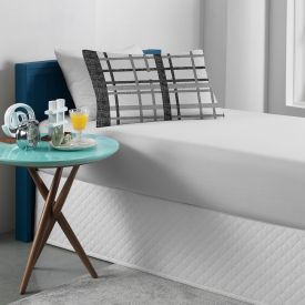 Jogo de Cama Solteiro Malha Solecasa Havan Casa 2 pçs - Trama Urbana Cinza