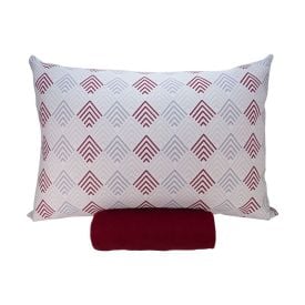 Jogo de Cama Solteiro Malha Solecasa Havan Casa 2 pçs - Setas Bloodstone