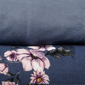 Jogo de Cama Solteiro Malha Solecasa Havan Casa 2 pçs - Hera Azul Jeans