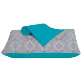 Jogo De Cama Solteiro Malha 100% Algodão Solecasa 2 Pçs - Venice Turquesa