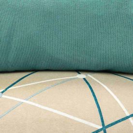 Jogo de Cama Solteiro Malha 100% Algodão Solecasa 2 pçs - Caleo VD Retro