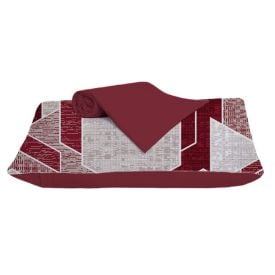 Jogo De Cama Solteiro Malha 100% Algodão Solecasa 2 Pçs - Rubi Vermelho