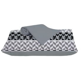 Jogo De Cama Solteiro Malha 100% Algodão Solecasa 2 Pçs - Onix Cinza